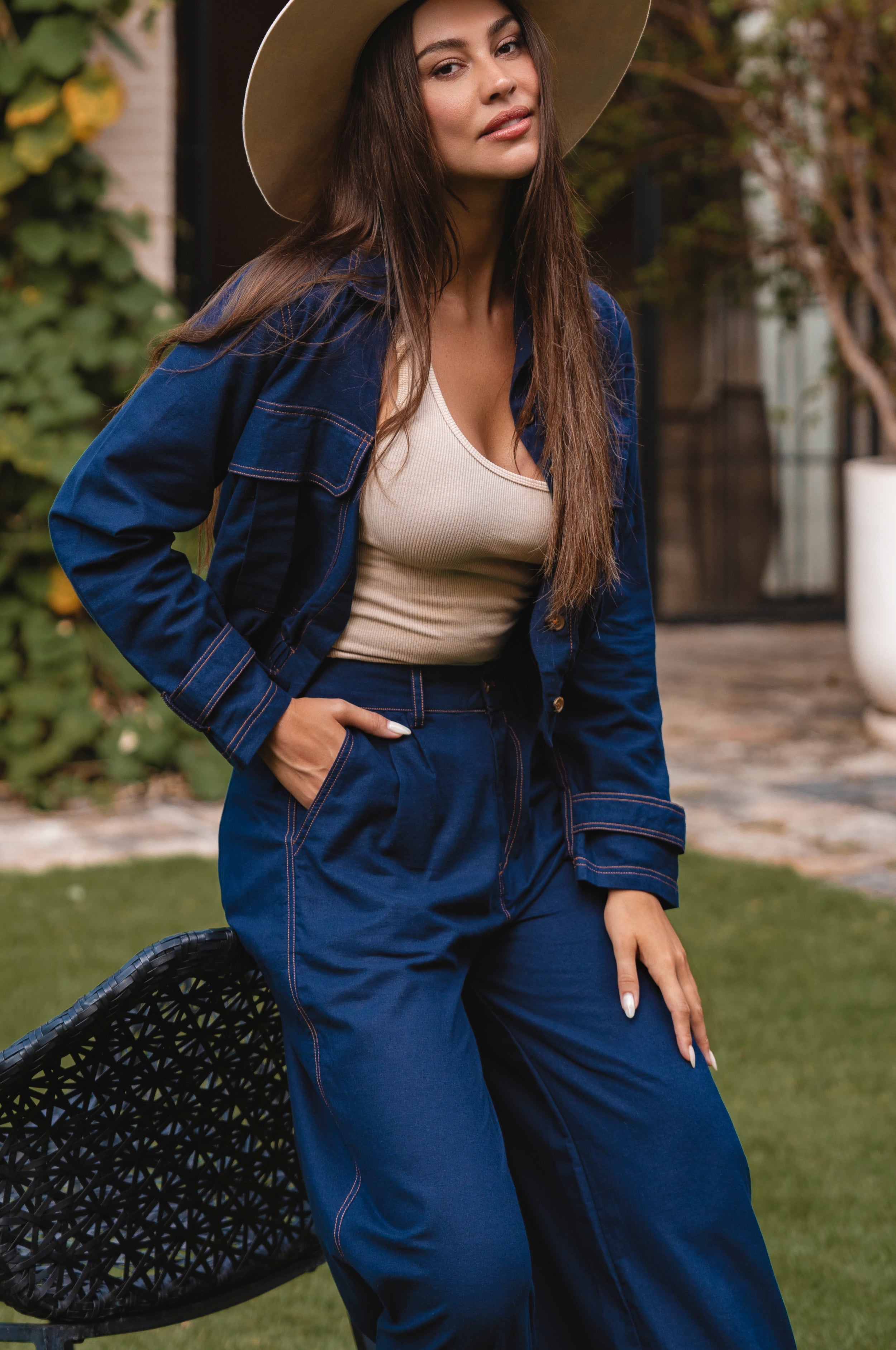 Orion Wide Leg Linen Pants