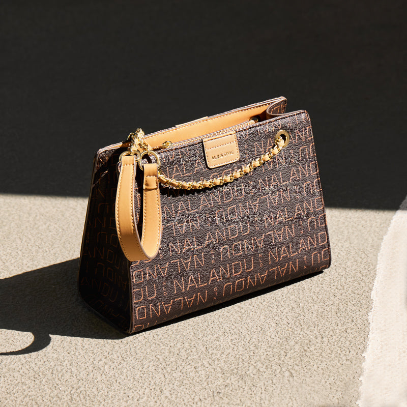 Corporate Large Capacity Monogram Shoulder Bag